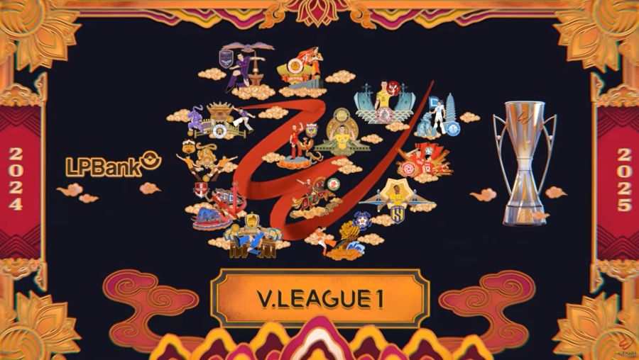 V.League 2024-2025 introduction film with Vietnamese folklore. Photo: V.League