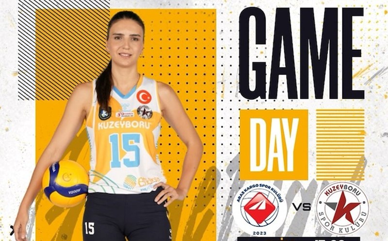 Thanh Thuy's Kuzeyboru Club meets Aras Kargo at the Turkish volleyball tournament. Photo: Kuzeyboru