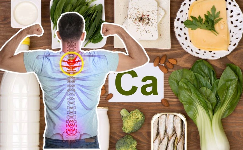 A calcium-rich breakfast helps strengthen bone health. Graphics: Thanh Thanh