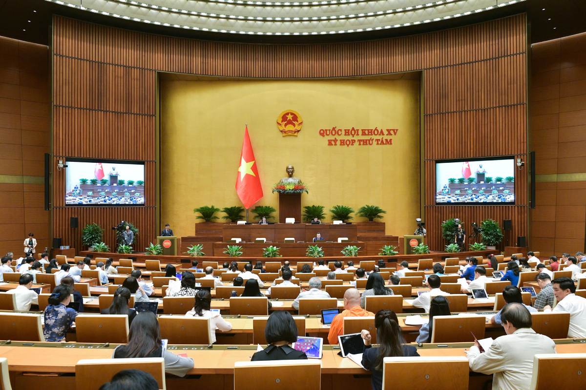 8th session, 15th National Assembly. Photo: Pham Thang