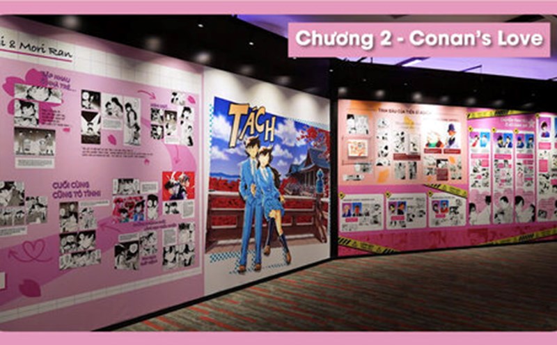 The exhibition about Detective Conan will be introduced to readers in the capital in mid-October. Photo: Publisher