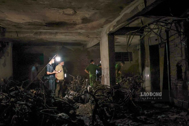 Owners of apartment buildings damaged by fire or explosion and no longer safe to live in, which require demolition, are among those who will be provided with housing for resettlement. Photo: Hai Nguyen