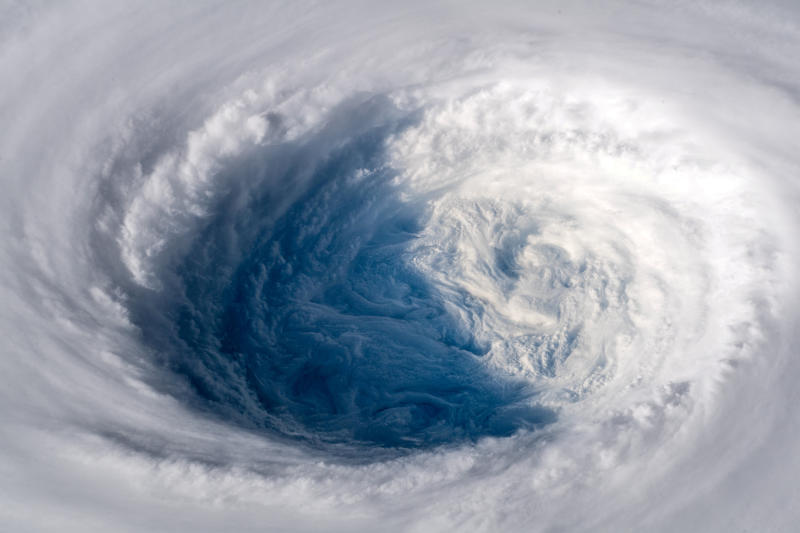 Trami is the international name of the super typhoon that hit Japan in 2018, killing four people and injuring about 200. This image of super typhoon Trami was taken on September 25, 2018, at an altitude of 400 km from the International Space Station. Photo: ESA/NASA-A.Gerst