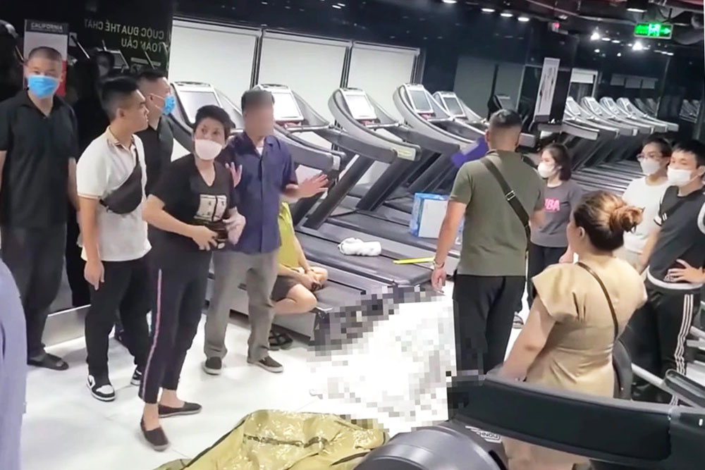 Man dies in gym. Photo: Linh An
