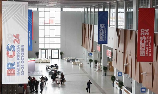 Hội nghị các nhà lãnh đạo Nhóm BRICS mở rộng được tổ chức tại Kazan, Liên bang Nga. Ảnh: brics-russia2024.ru