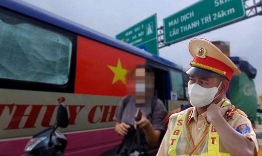 Bí mật ghi hình xử lý xe khách "làm loạn" đầu cầu Thăng Long