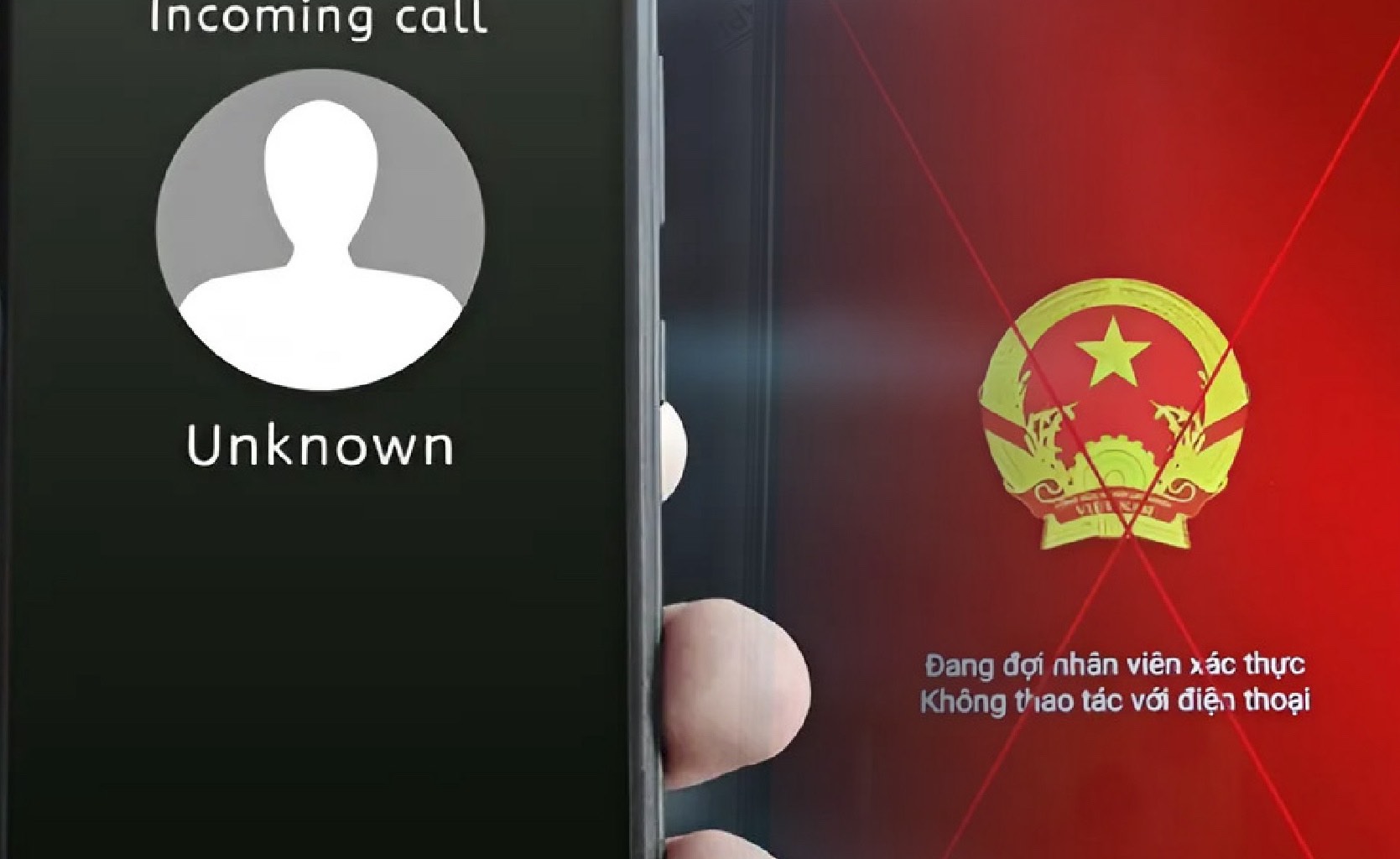 Các đối tượng lừa đảo dụ nạn nhân cài phần mềm Dịch vụ công giả mạo. Ảnh: Cục An toàn thông tin