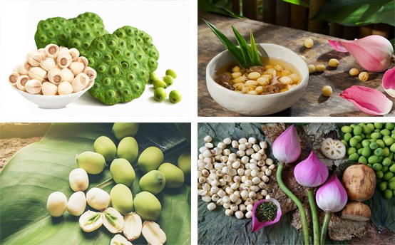 Purine in lotus seeds can increase uric acid. Graphics: Kim Nhung
