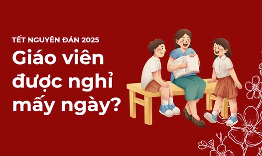 Tết Nguyên đán 2025 giáo viên được nghỉ mấy ngày?