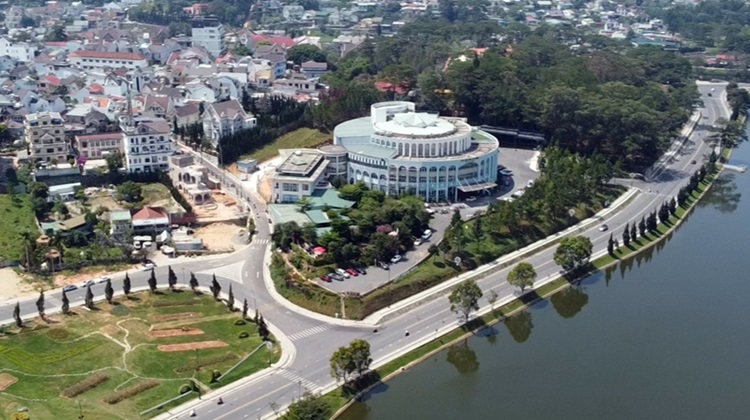 Lam Dong Provincial Labor Culture House in Da Lat city. Photo: Pham Quang