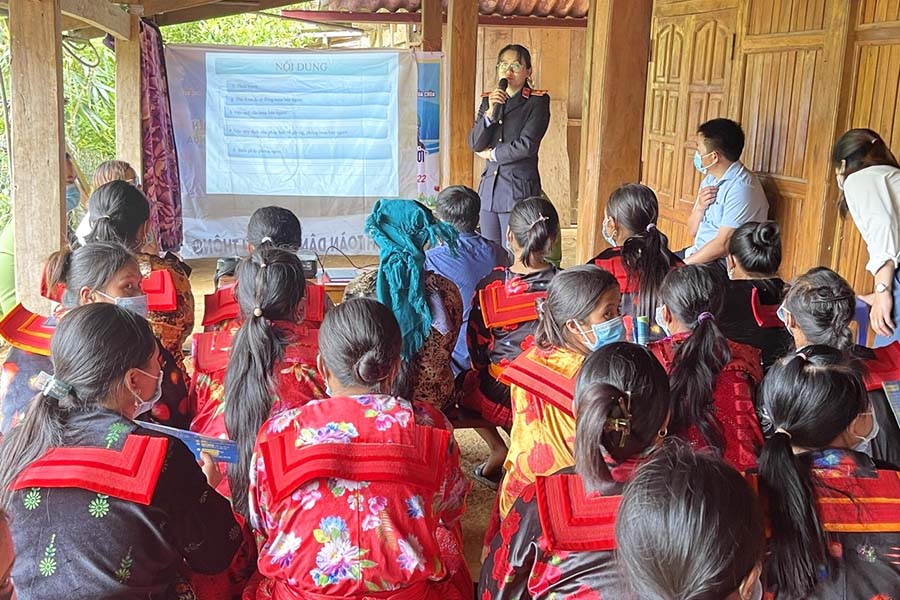 Although the authorities of Dien Bien province have made many efforts, the rate of child marriage remains high. Photo: Thu Trang