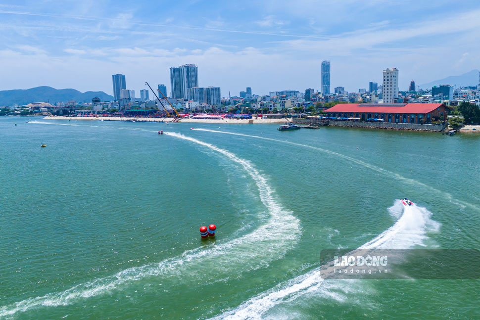 The Grand Prix of Binh Dinh 2024 international professional powerboat race will take place at the end of March 2024 at Thi Nai lagoon (Binh Dinh). Photo: Dung Nhan