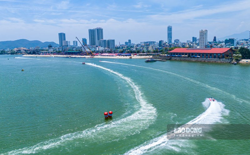 The Grand Prix of Binh Dinh 2024 international professional powerboat race will take place at the end of March 2024 at Thi Nai lagoon (Binh Dinh). Photo: Dung Nhan