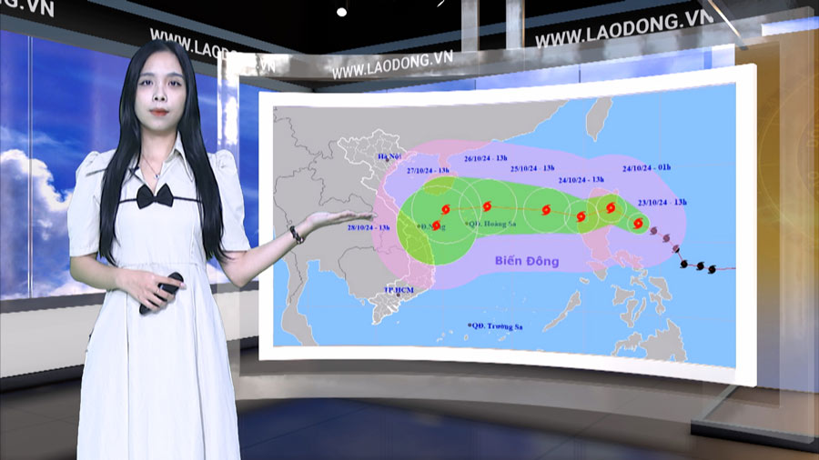 Weather forecast tonight and tomorrow 10/24