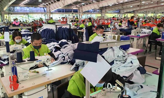 Dệt may Việt Nam đang có đà tăng trưởng mạnh. Ảnh: Trần Minh