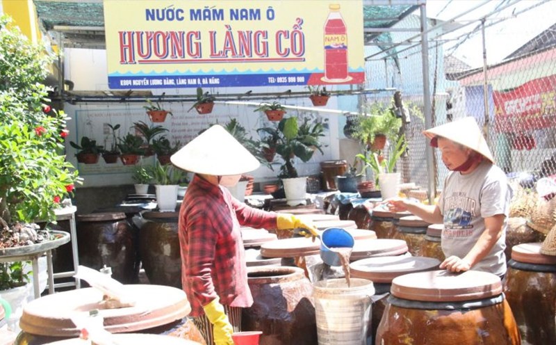 Nam O fish sauce village was formed over 400 years ago in Hoa Hiep Bac ward, Hoa Hiep Nam ward, Lien Chieu district, Da Nang city. Photo: Mai Huong