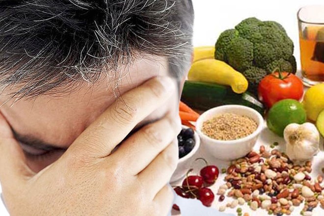 Foods that help reverse premature gray hair. Graphics: Thien Nhan