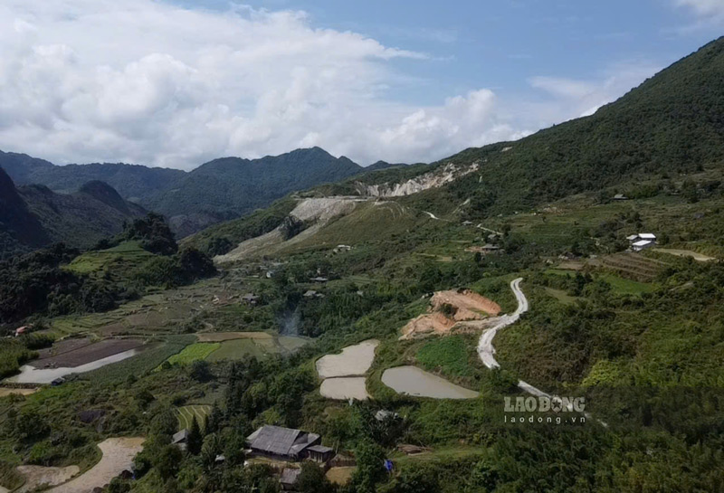 Nhieu du an lam duong giao thong tai Nguyen Binh bi cham tre. Anh: Tan Van.