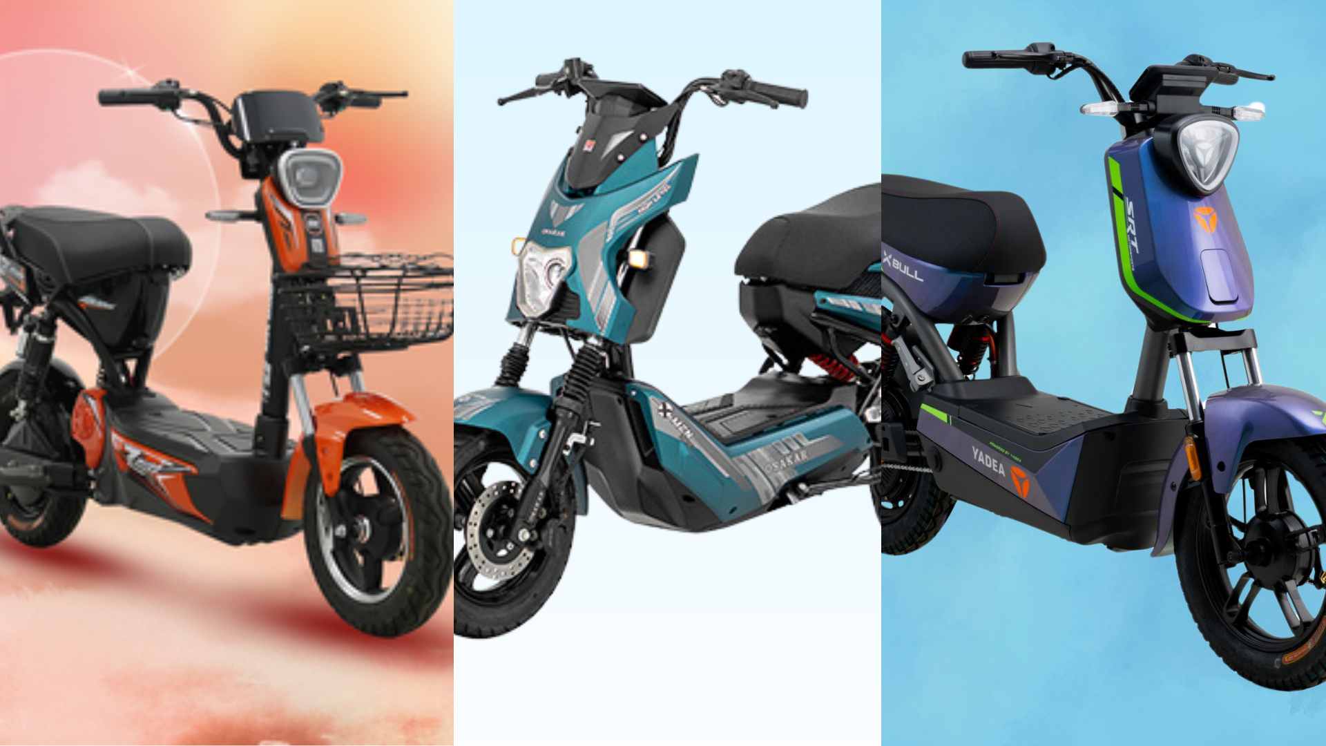 3 convenient electric motorbikes priced under 20 million VND.