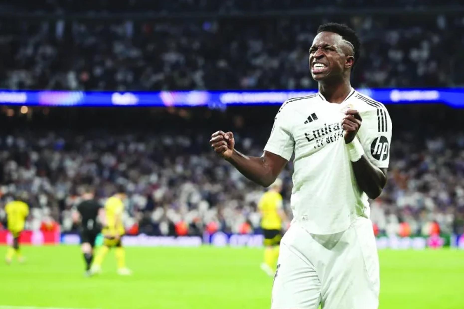 Real Madrid đang sống nhờ những khoảnh khắc thăng hoa của Vinicius. Ảnh: AFP