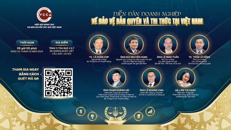 Business forum on copyright and knowledge protection in Vietnam. Photo: Vietnam Copyright and Creation Association