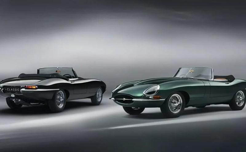 Two special edition Jaguar E-Types were produced for customers in Southeast Asia. Photo: Jaguar
