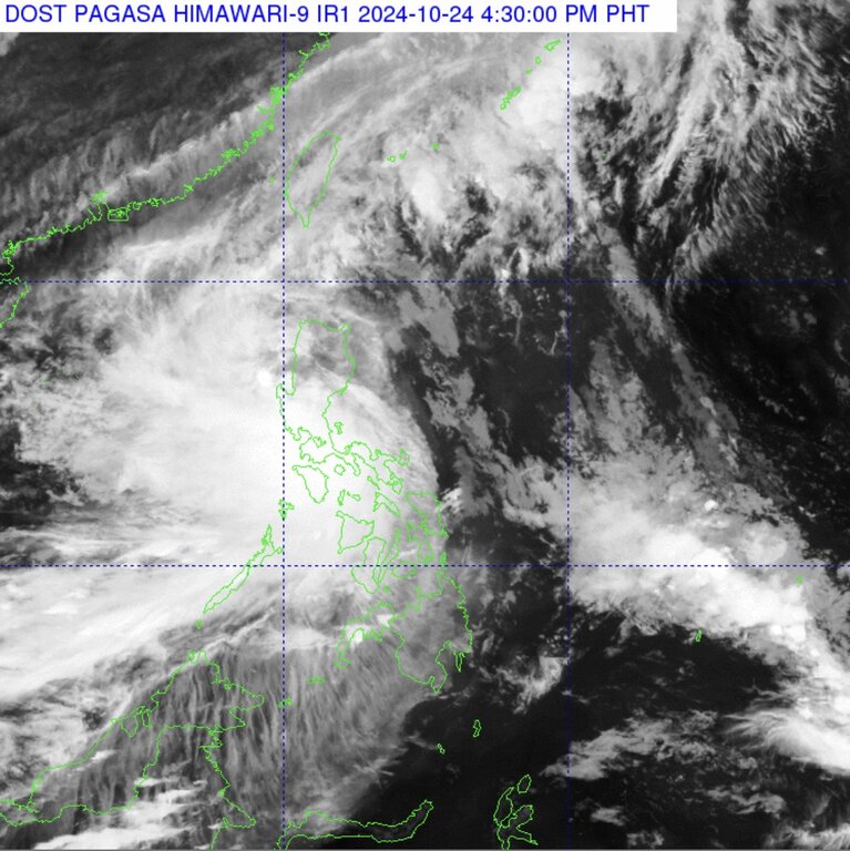 Ap thap moi lien tuc xuat hien gan Philippines. Anh: PAGASA