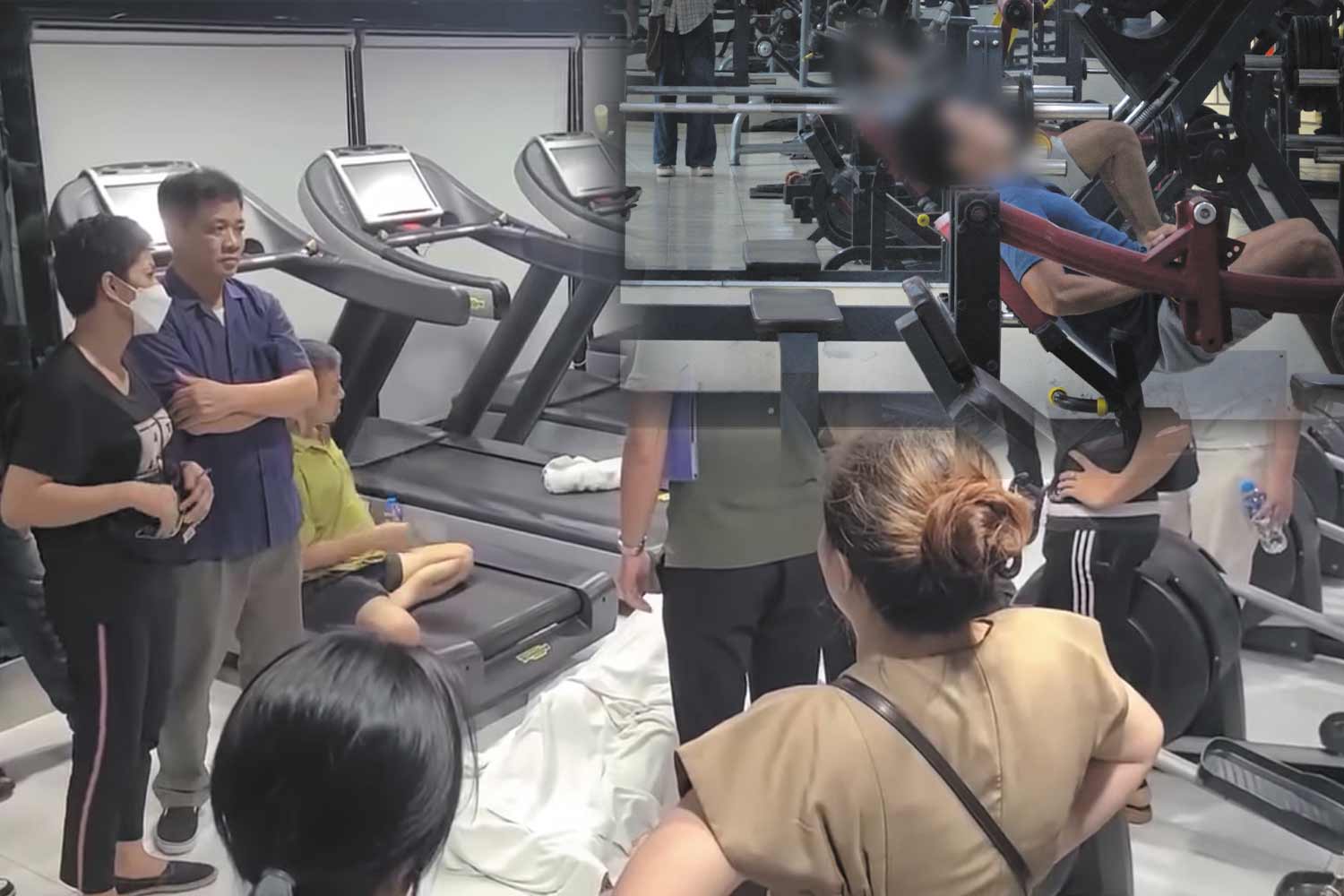 What we see from the case of a man who died at the gym. Graphics: Cao Thom