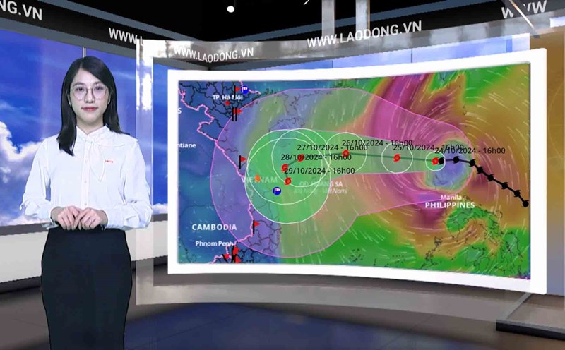 Weather forecast tonight and tomorrow 10/25
