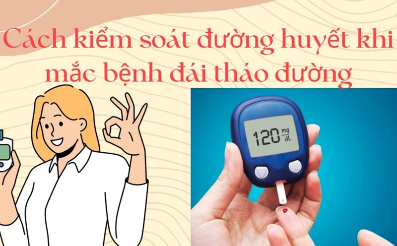 How to control blood sugar when having diabetes. Graphics: Phuong Anh