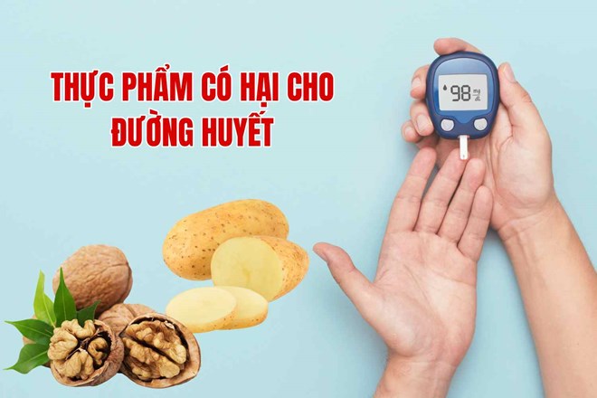 Some foods are bad for blood sugar if you eat them every day. Graphics: Minh Anh