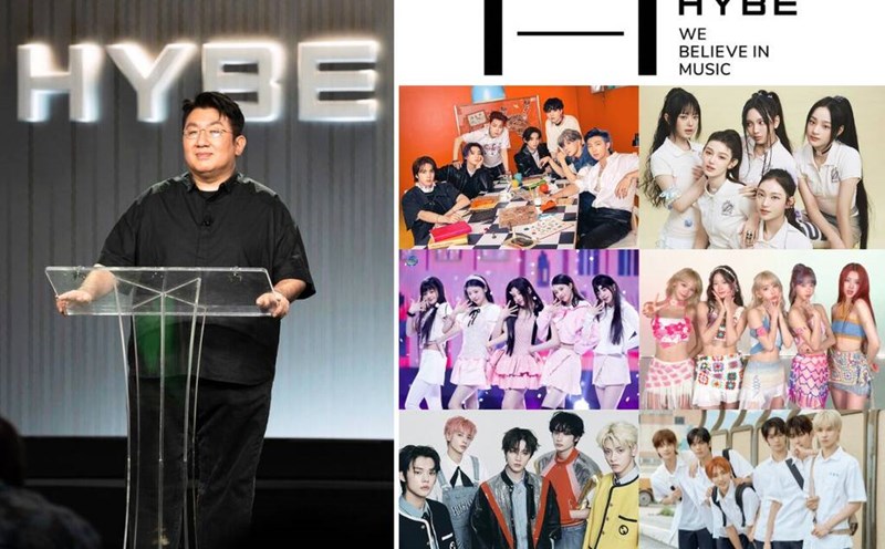 HYBE is in the Top 4 largest entertainment companies in Kpop. Photo: Naver