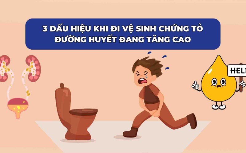 3 signs when going to the toilet show that blood sugar is high