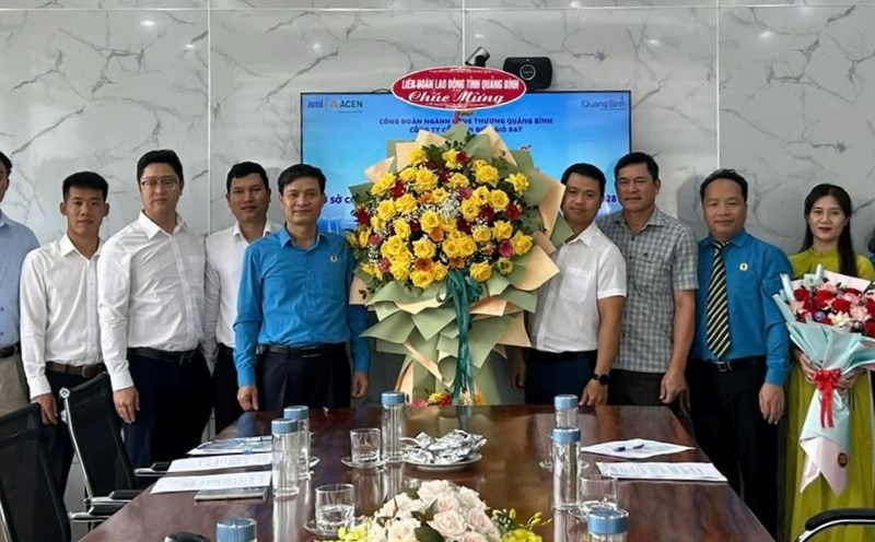 Congress of the Trade Union of B&T Wind Power Joint Stock Company. Photo: H. Tran