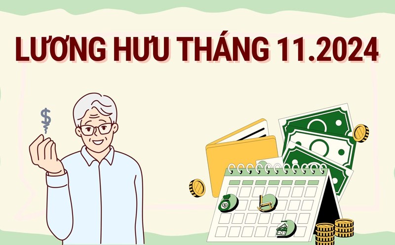 How much is the pension in November 2024? Graphics: Hoang Le