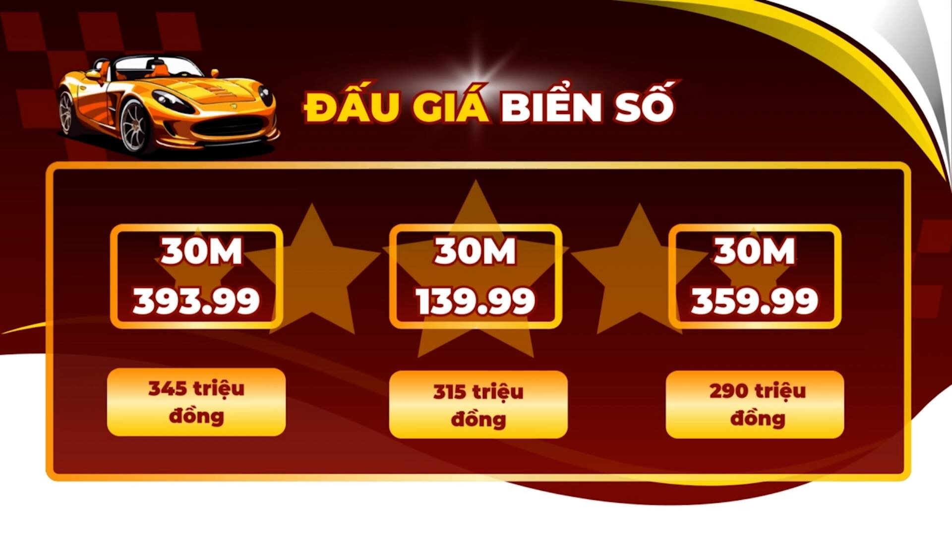 A series of beautiful number plates in Hanoi have huge prices in the session of October 25