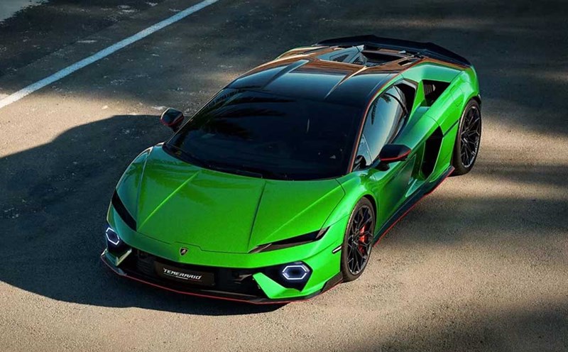 Lamborghini launched the Temerario supercar that can produce more than 900 horsepower. Photo: Lamborghini