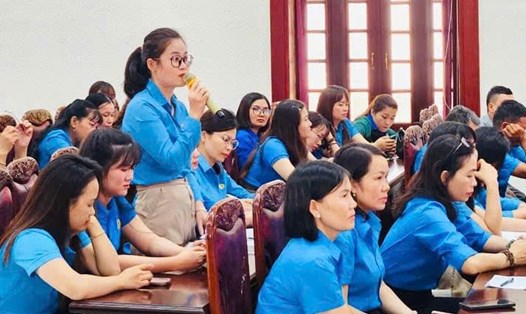 Công đoàn Gia Lai đề xuất, góp ý một số ý kiến về dự thảo Luật Công đoàn (sửa đổi). Ảnh: Thanh Tuấn