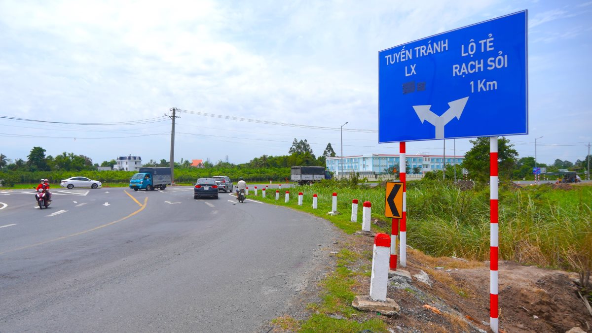The route connecting Thot Not bypass with Lo Te - Rach Soi expressway has not been implemented yet. Illustration photo: Ministry of Transport
