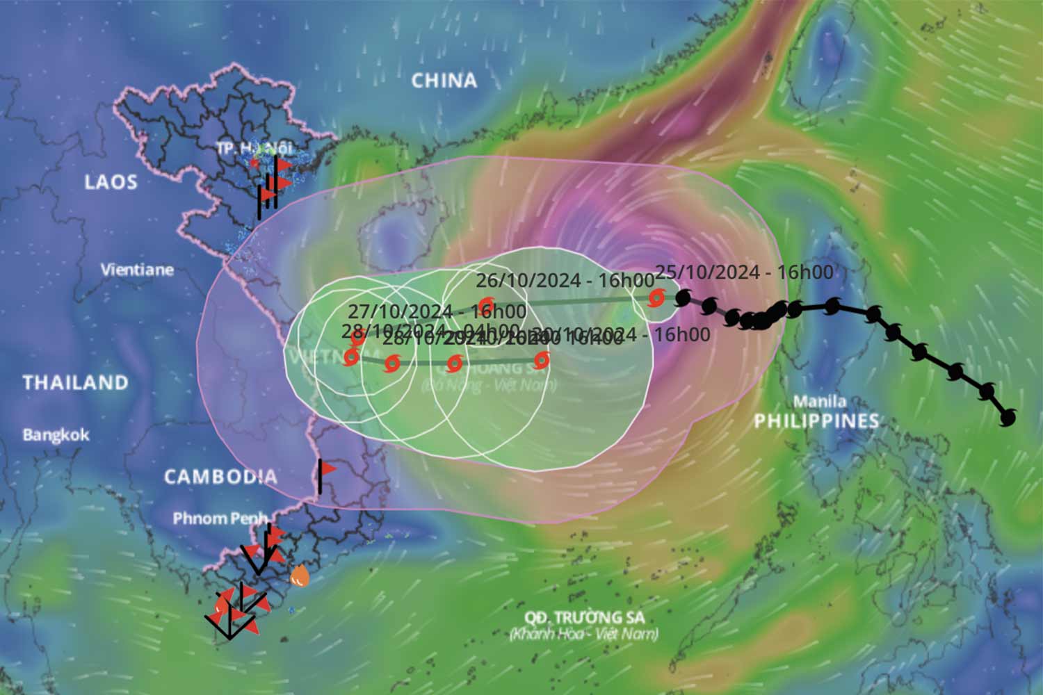Fears of storm Tra Mi causing historic flooding in Central Vietnam