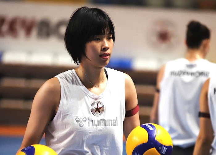 Thanh Thuy's Kuzeyboru Club meets Nulifer at the 2024-2025 Turkish National Volleyball Championship. Photo: Kuzeyboru