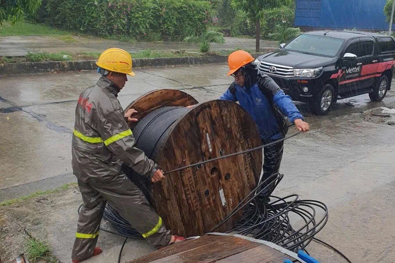 Sẵn sàng liên thông sóng di động để ứng phó bão Trà Mi
