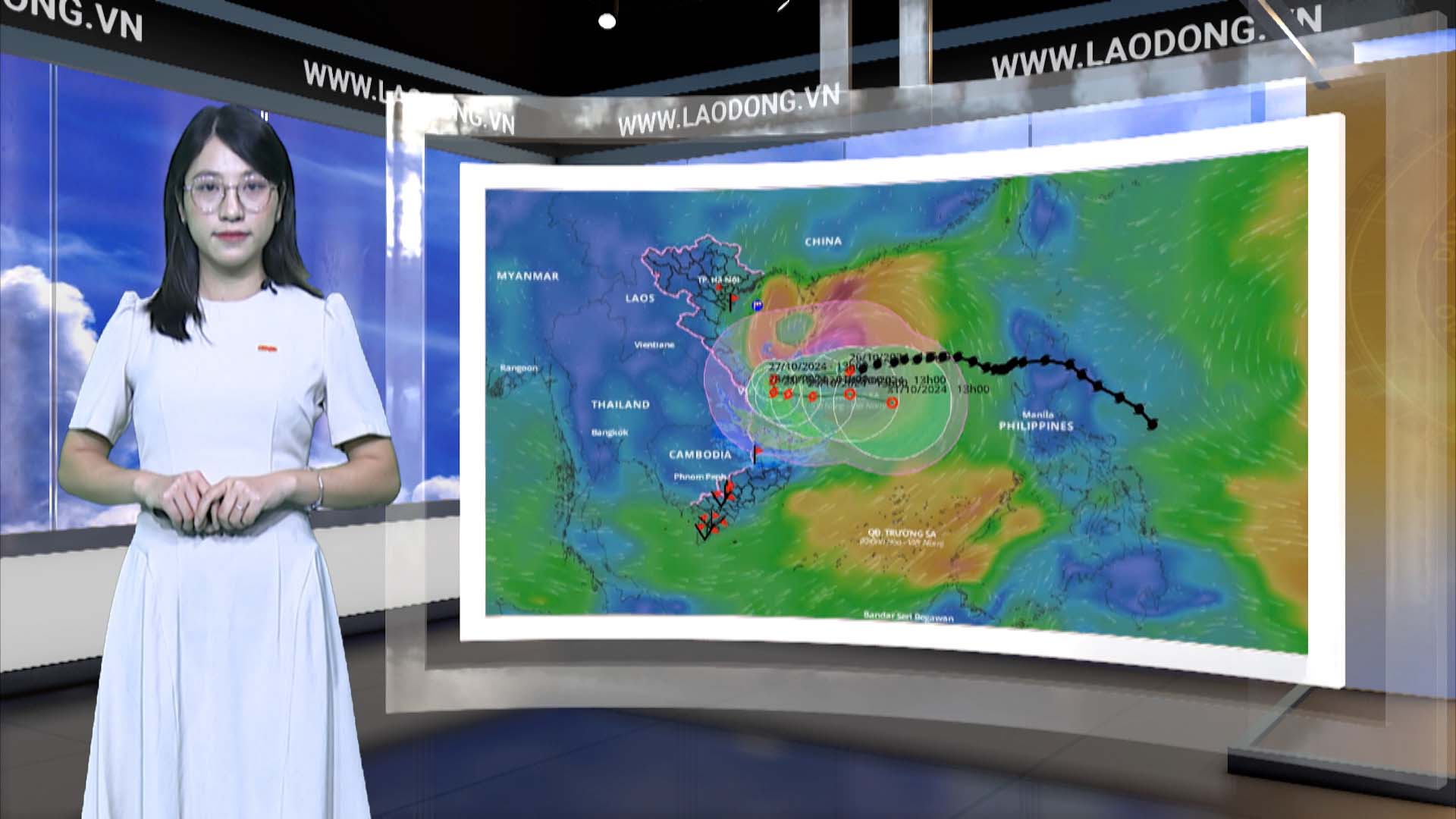 Weather forecast for tonight and tomorrow October 27.