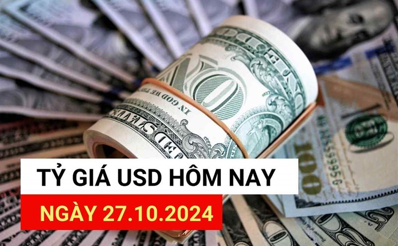 USD exchange rate today 10/27/2024.