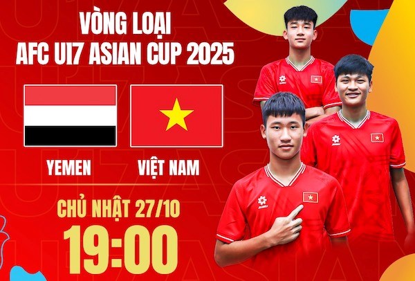 Link xem trực tiếp bóng đá U17 Việt Nam vs U17 Yemen