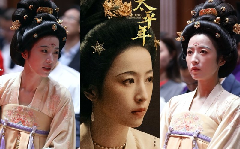 Chau Vu Dong's appearance in the new historical film. Photo: Weibo
