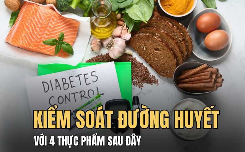 Control blood sugar effectively by adding healthy foods. Graphics: Hai Ly