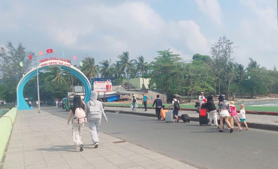 Phu Quoc is an island loved by domestic and foreign tourists. Photo: Xuan Nhi