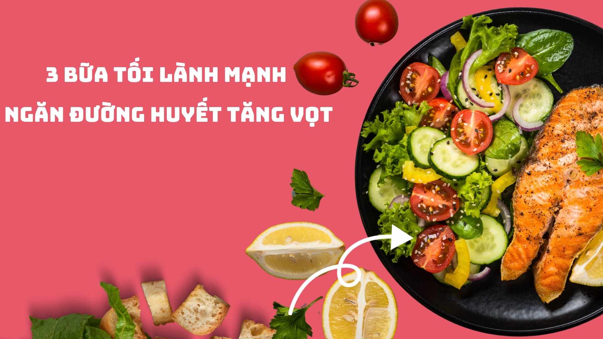 A healthy dinner prevents blood sugar spikes.