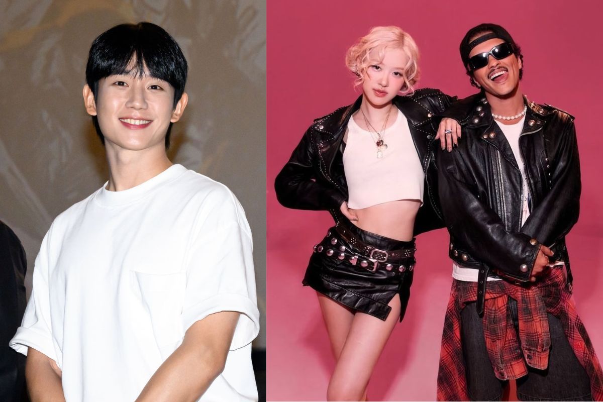 Jung Hae In introduces the remix of the song "APT.". Photo: Naver